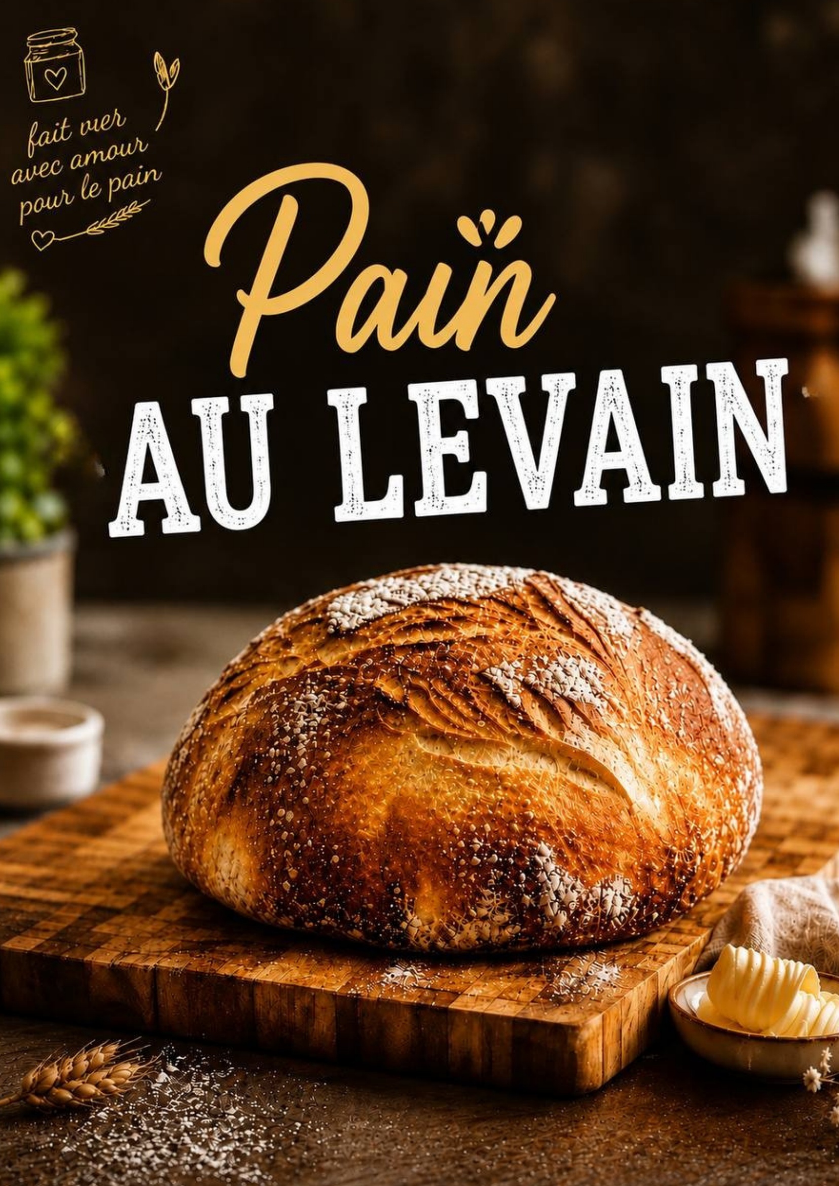 Pain crémeux au levain cover