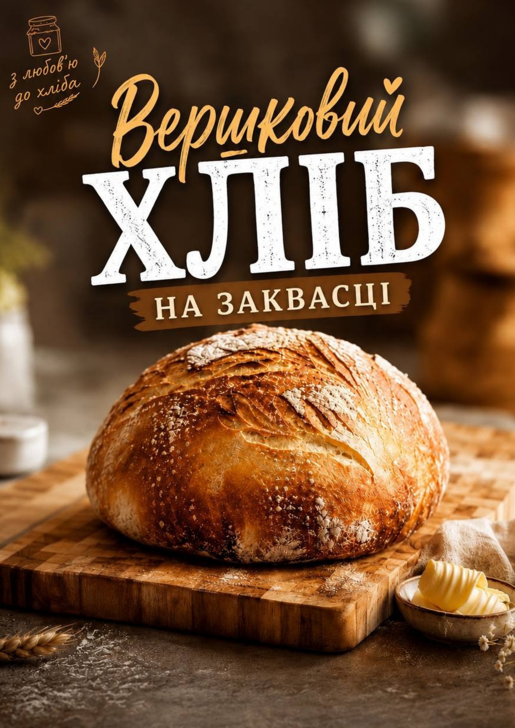 Вершковий хліб на заквасці cover